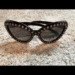 Prada Studded Cat Eye Sunnies